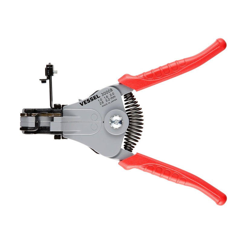 Vessel Tools Red Solid Wire Stripper – VL WS3000B