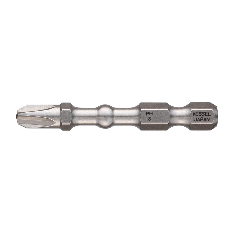 Vessel Tools Set of 25 Impact Ball Torsion Bit, PH3 x 50mm – VL IBPH350P25K