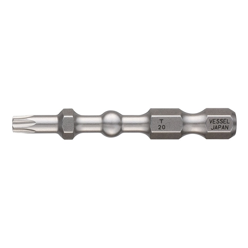 Vessel Tools Set of 25 Impact Ball Torsion Bit, T20 x 50mm – VL IBTX2050P25K