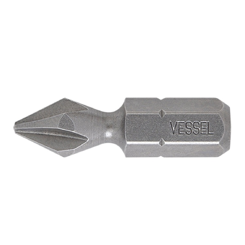 Vessel Tools Set of 3 Neck Torsion Insert Bit No. NT, PH1 x 25.4mm – VL NTPH1254P3
