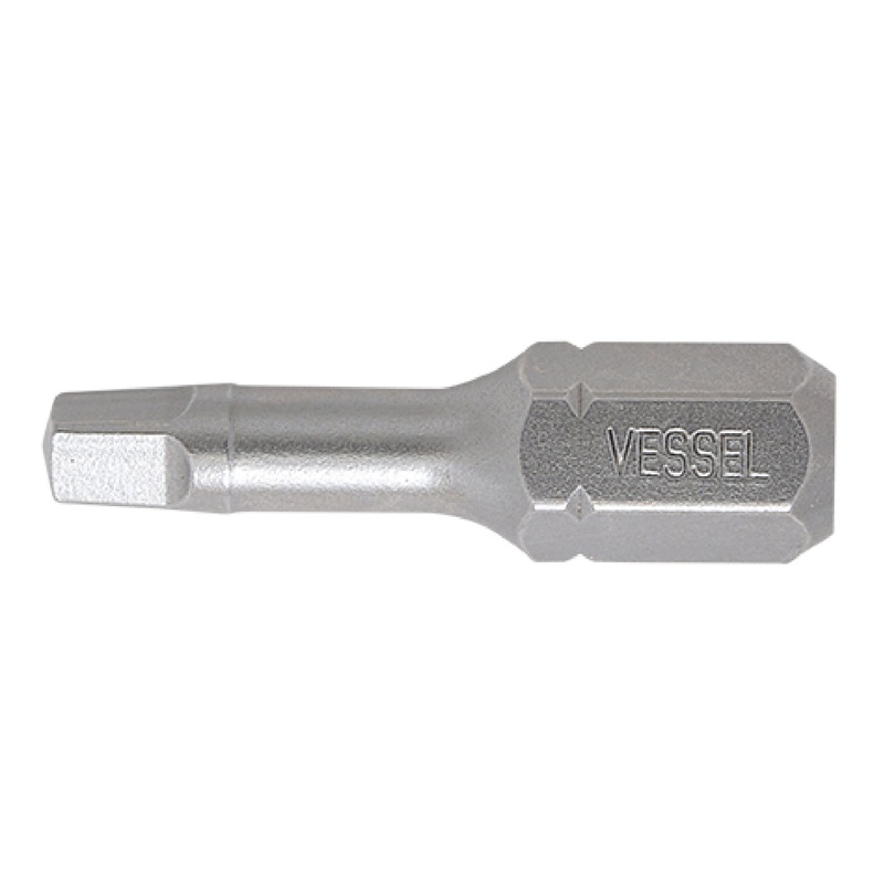 Vessel Tools Set of 3 Neck Torsion Insert Bit No. NT, SQ2 x 25.4mm – VL NTSQ2254P3