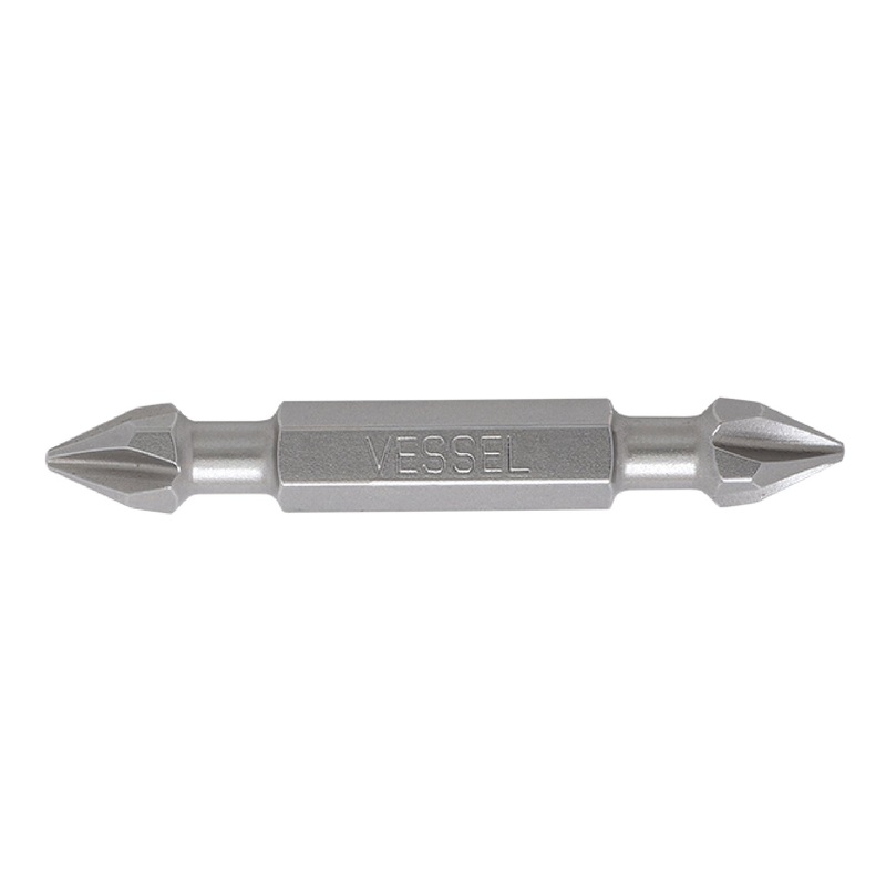 Vessel Tools Set of 2 Neck Double-Ended Torsion Power Bit, PH1 x 50mm – VL DEPH1PH150P2