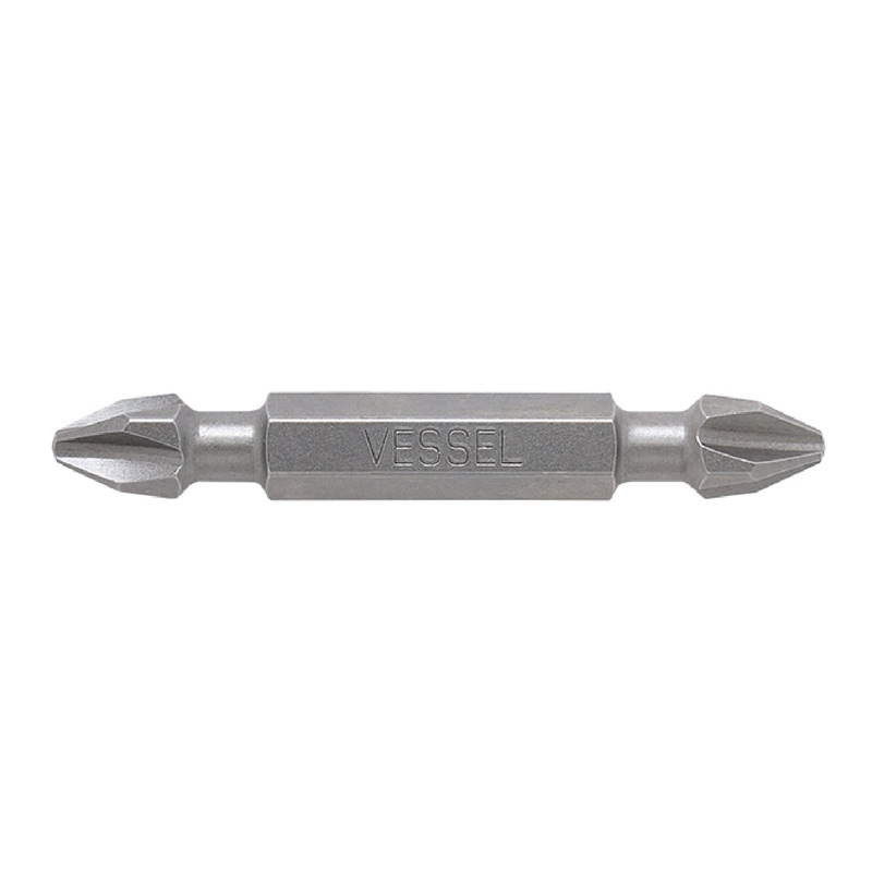 Vessel Tools Set of 2 Neck Double-Ended Torsion Power Bit, PH2 x 50mm – VL DEPH2PH250P2