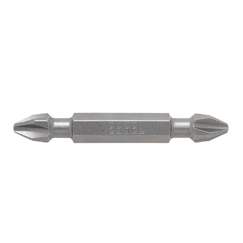 Vessel Tools Set of 5 Neck Double-Ended Torsion Power Bit, PH2 x 50mm – VL DEPH2PH250P5