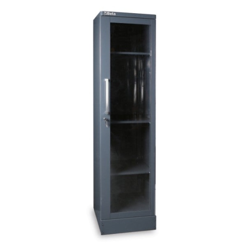 Beta Tools (Article# C55AT1) Sheet Metal Tool Cabinet with Clear Polycarbonate Door, for Workshop Equipment Combination RSC55 – BT 55000421