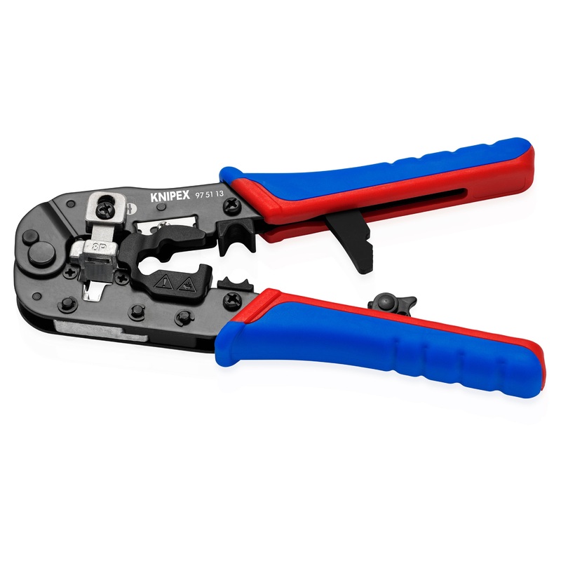 KNIPEX Crimping Pliers for RJ45 Western Plugs (97 51 13) Crimping Plier/Wrench