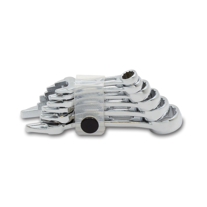 ASAHI LIGHTOOL Stubby Combination Wrench Set, 6 Pieces – LCWUS60
