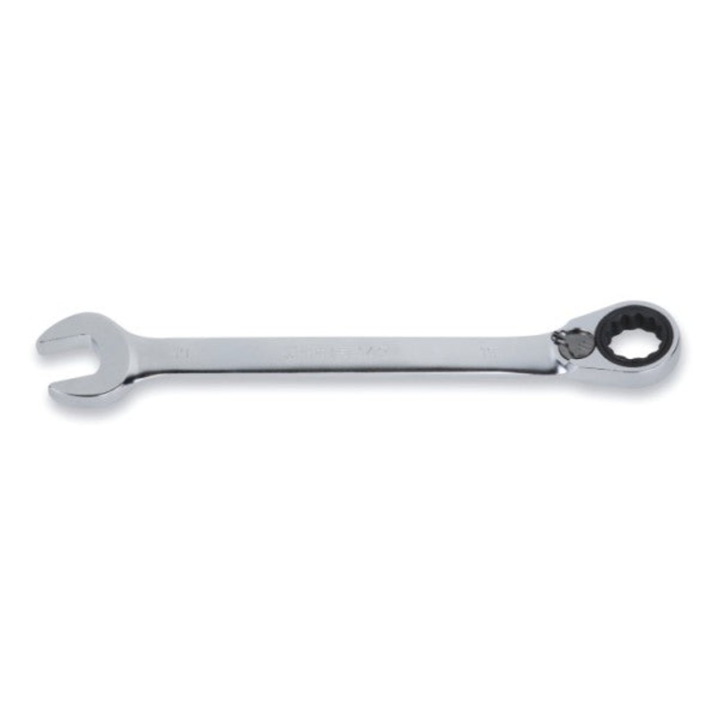 Beta Tools (Article# 142 9) 9 x 9, 15 deg, 12 Point Reversible Ratcheting Combination Wrench, Chrome-Plated – BT 1420009