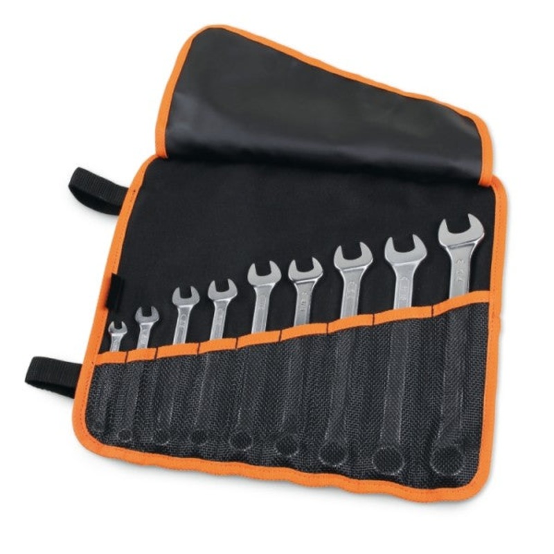 Beta Tools (Article# 42AS/B9N) Set of 9 Combination Wrenches in Tool Roll – BT 420159