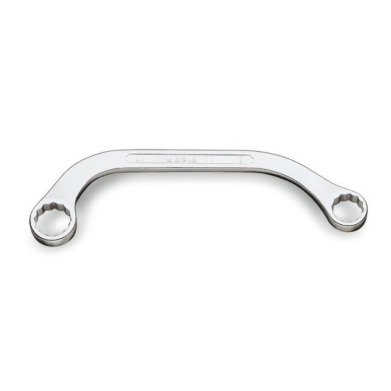 Beta Tools (Article# 83 11X13) 11 x 13 Double End, 12 Point, Half Moon-Shaped Box End Wrench, Chrome-Plated – BT 830011