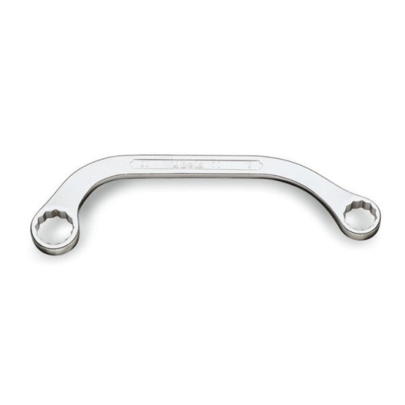 Beta Tools (Article# 83 8X10) 8 x 10 Double End, 12 Point, Half Moon-Shaped Box End Wrench, Chrome-Plated – BT 830008