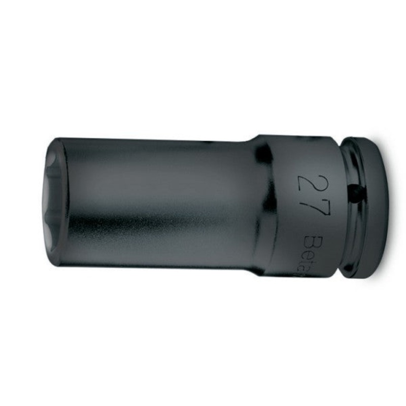 Beta Tools (Article# 720L 10) 10mm, Impact Socket, Deep Long Series, 6 Point 1/2 in Drive, Black Phosphate – BT 7200310