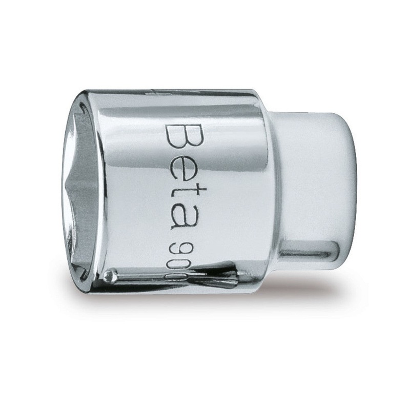 Beta Tools (Article# 900 10) 10mm Hexagon Hand Socket, 6 Point 1/4 in Drive, Chrome-Plated – BT 9000100