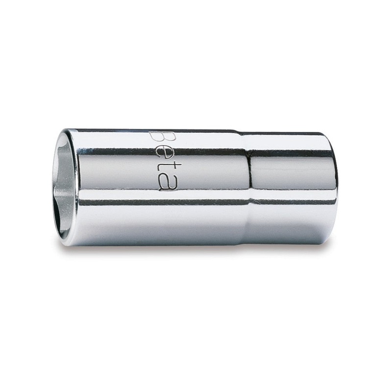 Beta Tools (Article# 910AL 11) 11mm, Hexagon Hand Socket, Long Series, 6 Point 3/8 in Drive, Chrome-Plated – BT 9100161