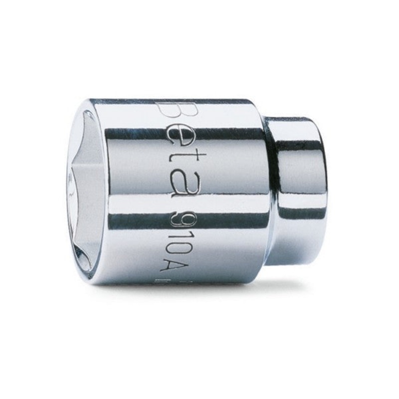 Beta Tools (Article# 910A-AS 11/16) 11/16 in, Hexagon Hand Socket, 6 Point 3/8 in Drive, Chrome-Plated – BT 9100287