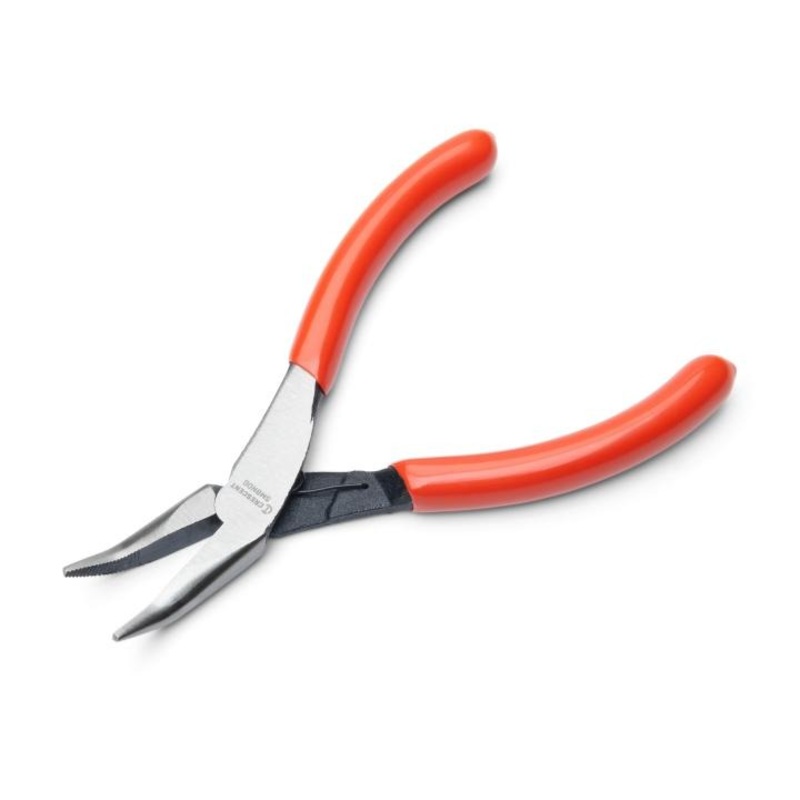 CRESCENT Bent Nose Plier with Mini Dipped Handle, 5 in – GW 5MBNDG Plier