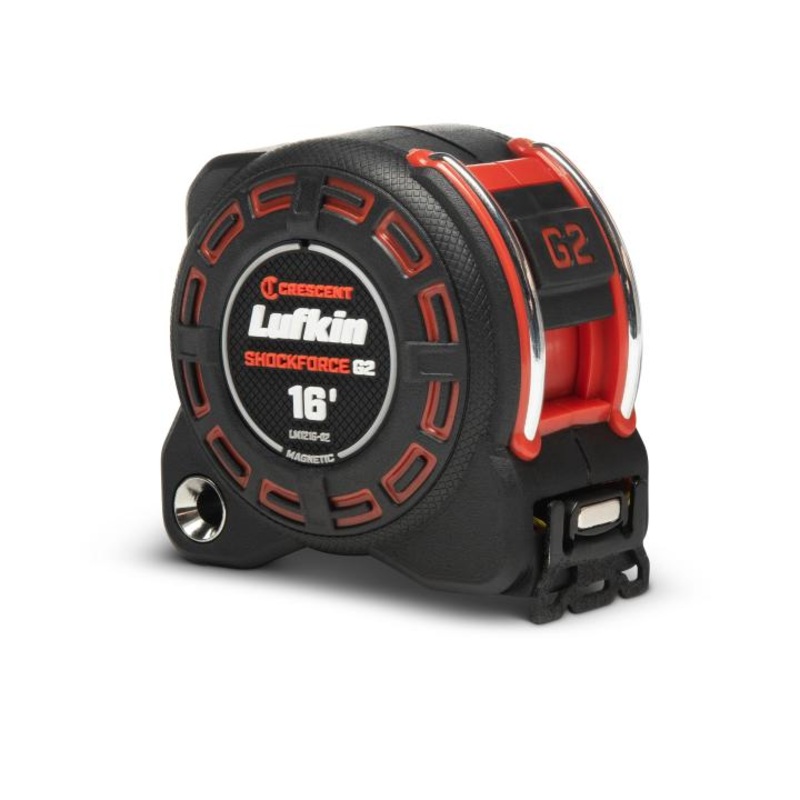 LUFKIN 1-1/4 in x 16 ft Shockforce G2 Magnetic Tape Measure – GW LM1216-02 Measuring Tape