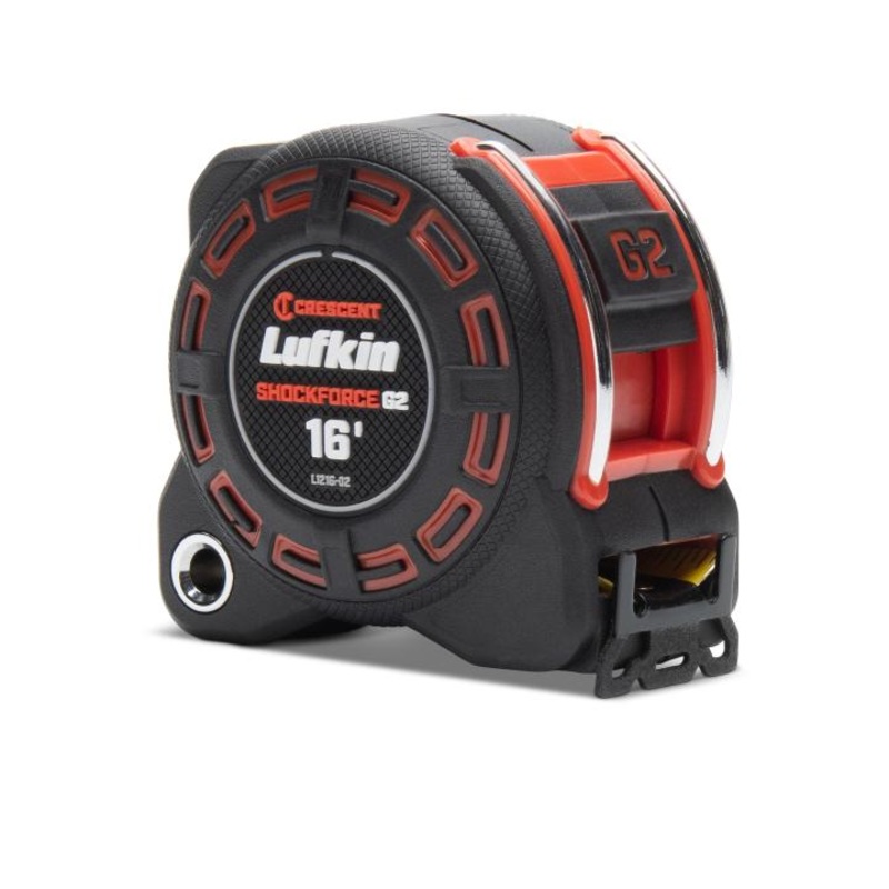 LUFKIN 1-1/4 in x 16 ft Shockforce G2 Tape Measure, 7.3 in – GW L1216-02 Measuring Tape