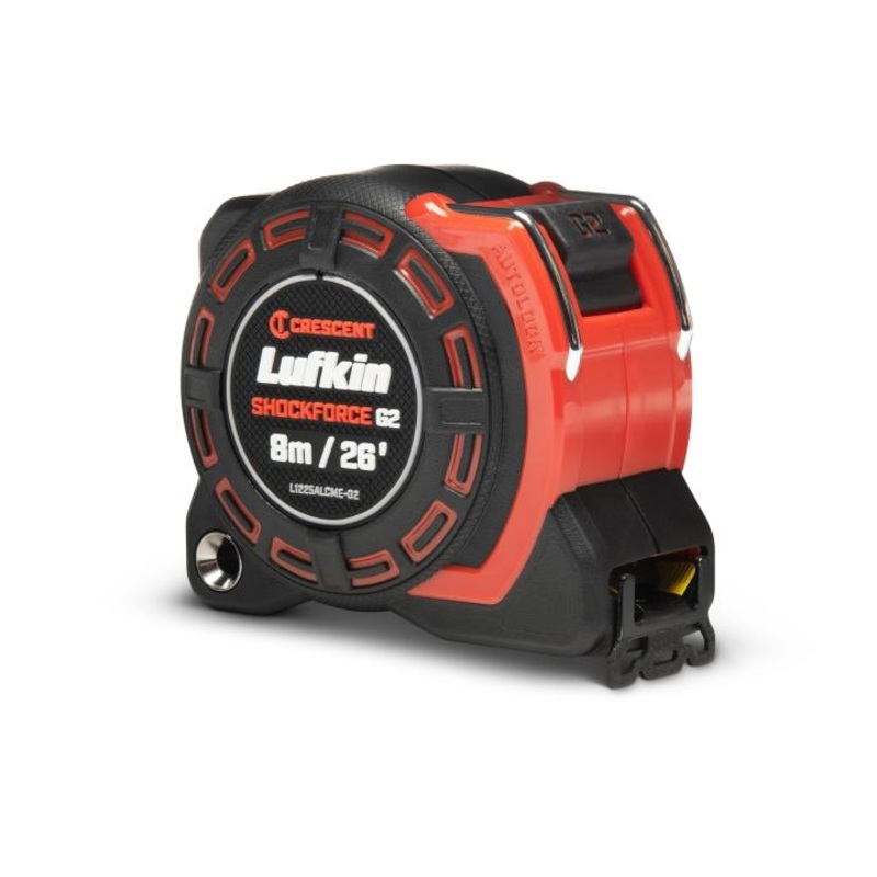 LUFKIN 1-1/4 in x 26 ft Shockforce G2 Auto-Lock Tape Measure – GW L1225ALCME-02 Measuring Tape