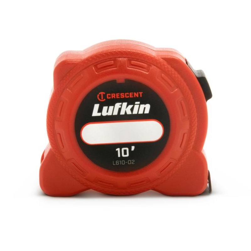 LUFKIN 1/2 in x 10 ft L600 Series Yellow Clad Power Tape Measure – GW L610-02 Measuring Tape