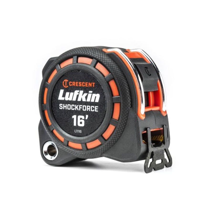 LUFKIN 1-3/16 in x 16 ft Shockforce G1 Dual Sided Tape Measure, 2.3 in – GW L1116-02 Measuring Tape