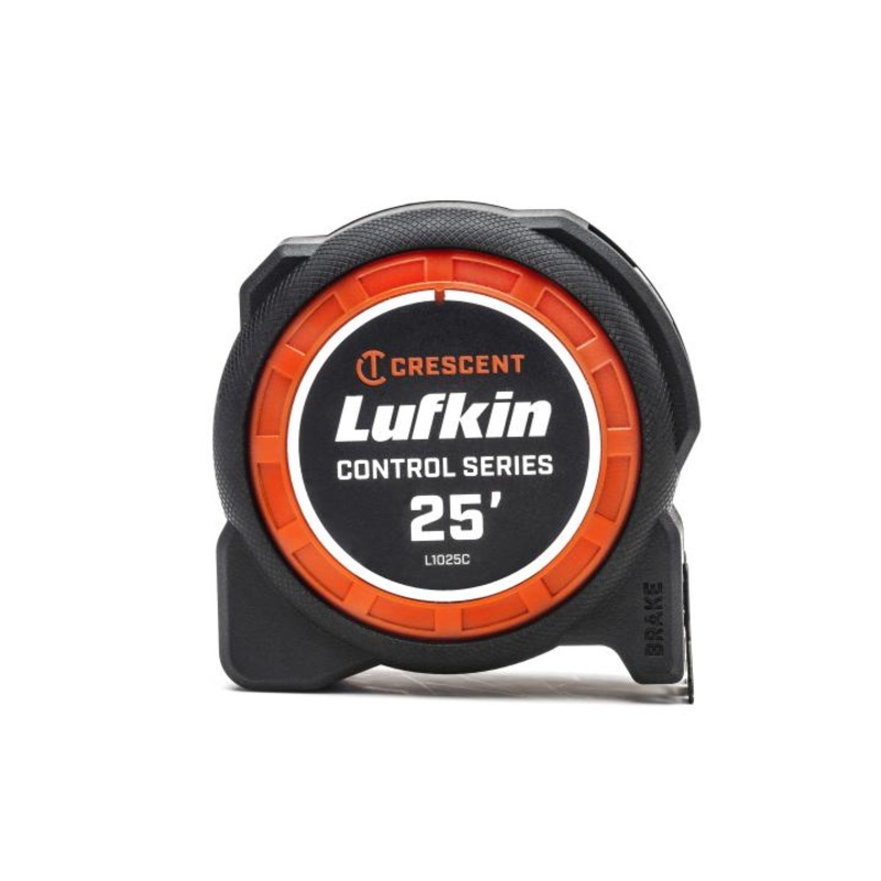 LUFKIN 1-3/16 in x 25 ft Control Series Yellow Clad Tape Measure – GW L1025C-02 Measuring Tape