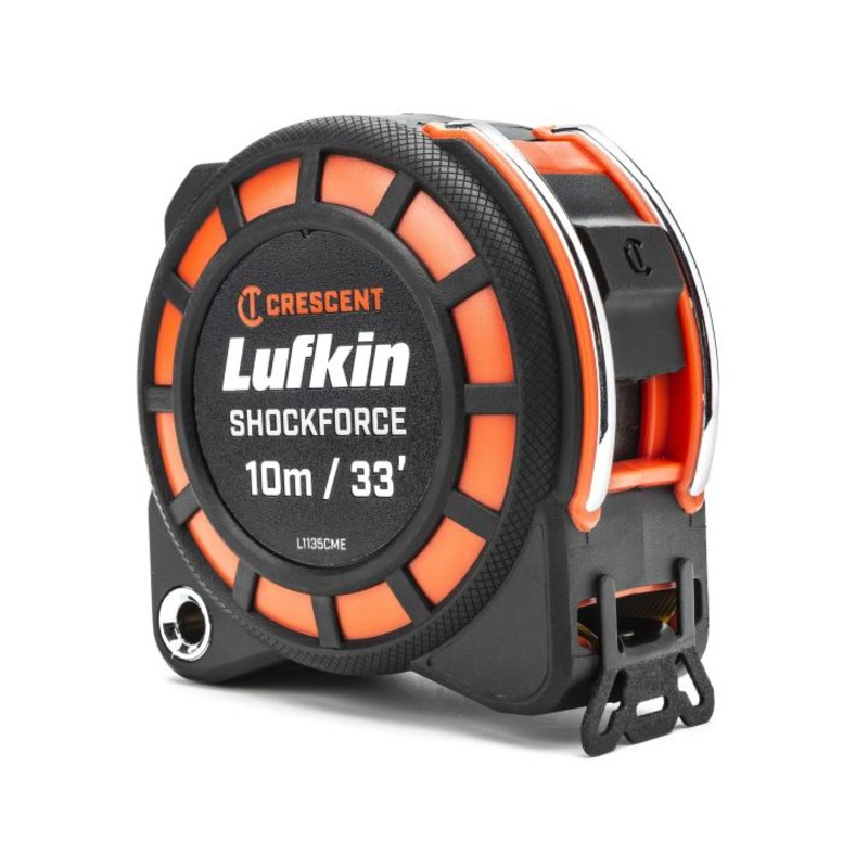 LUFKIN 1-3/16 in x 33 ft Shockforce G1 Dual Sided Tape Measure – GW L1135CME-02 Measuring Tape