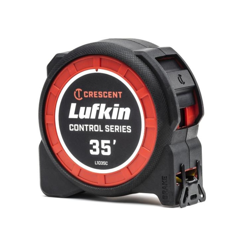 LUFKIN 1-3/16 in x 35 ft Control Series Yellow Clad Tape Measure – GW L1035C-02 Measuring Tape