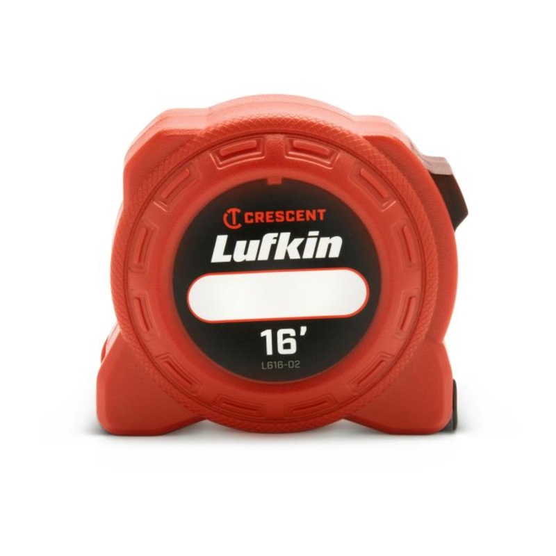 LUFKIN 3/4 in x 16 ft L600 Series Yellow Clad Power Tape Measure – GW L616-02 Measuring Tape
