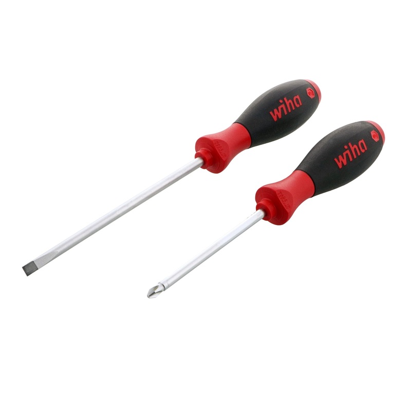 Wiha Set of 2 SoftFinish Slotted and Phillips Screwdriver – WI 30279