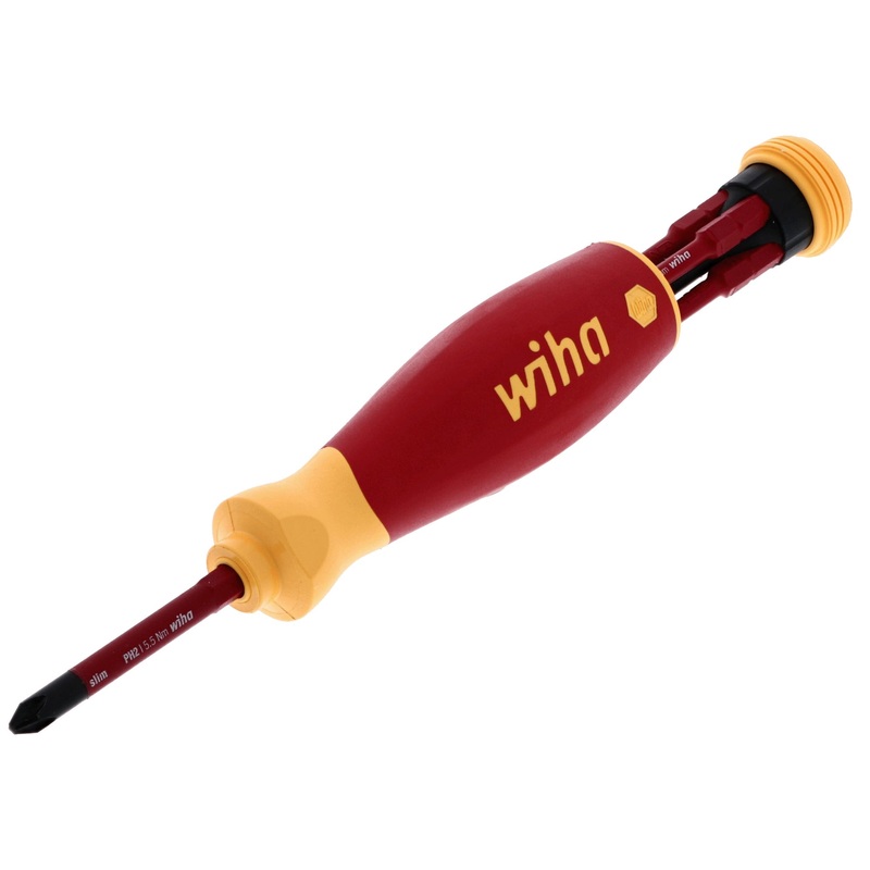 Wiha Set of 6 SlimLine PocketMax Insulated Multi-Driver – WI 28345