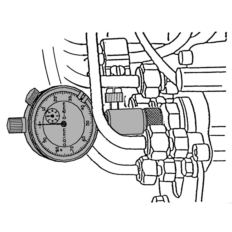 Gedore 1753053 Dial Gauge, Diameter 40mm – KL-0128-0