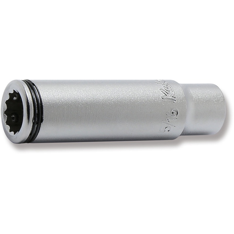 Ko-ken Tools 1/4 Sq. Drive 12-Point SAE Deep Nut Grip Socket in 5/16