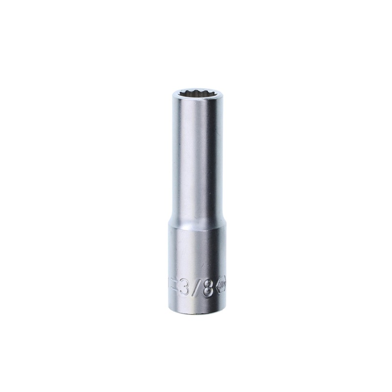 Wiha 33783, 3/8 Drive Deep Socket, 12 Point, 3/8