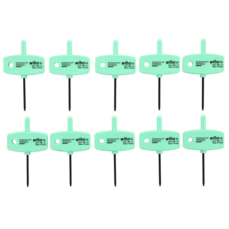 Wiha 36506, TorxPlus Driver Wing Handle IP5-10Pc.