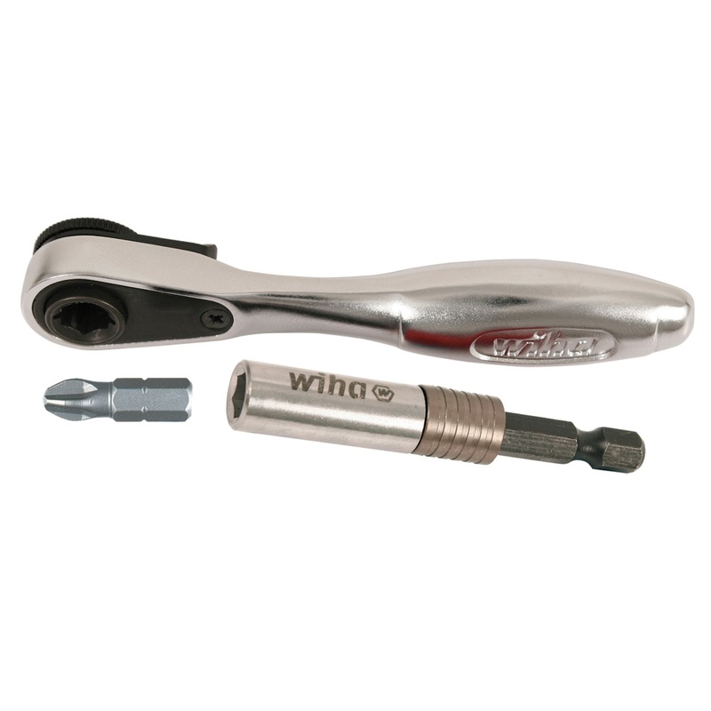 Wiha 38076, Mini Bit Ratchet & SlimFix Set