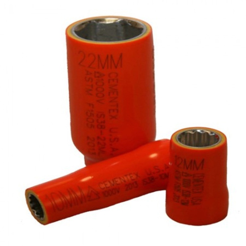 Cementex 1/2 in Square Drive Deep Wall 12-Point Socket, 3/4 in – IS12-24L