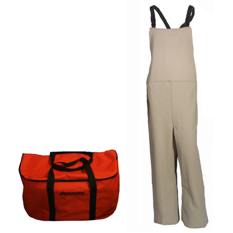 Cementex Arc Flash Rated Task Wear Duffel Bag Kit with FR Treated Cotton Coat and Overall, 40 Calories, Khaki, Small – HRC4-K-S