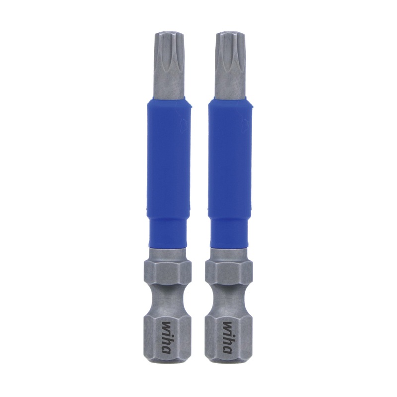 Wiha Set of 2 Terminator Blue Impact Bits, T25 x 2 in – WI 70220