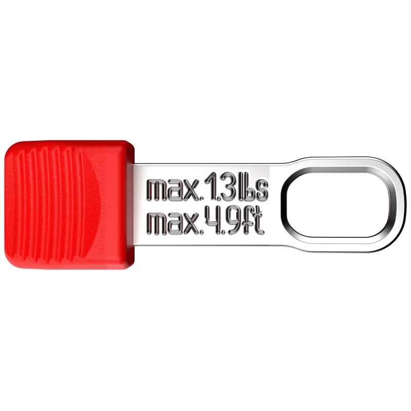 KNIPEX 00 62 10 TR SBA | 10 Pc KNIPEXTEND TetheredTool Clips, Red