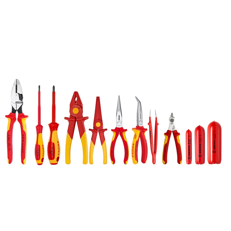 KNIPEX 9K 00 80 168 US | 12 Pc 1000V Insulated Electrical Vehicle (EV) Set