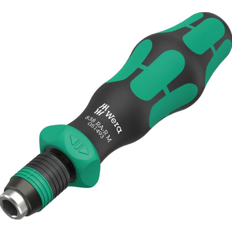 WERA 838 RA-R M Bitholding screwdriver with ratchet functionality, 1/4