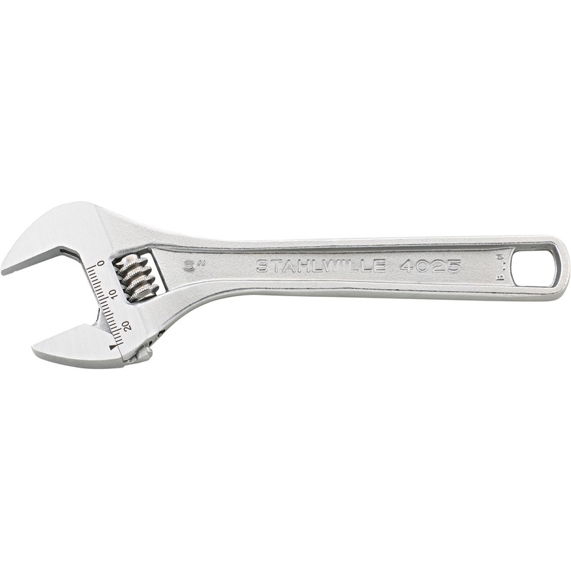 Stahlwille Adjustable Single Open Ended Spanner Wrench, Size 18 in, Maximum Width 53mm, Length 462mm – ST 40250118