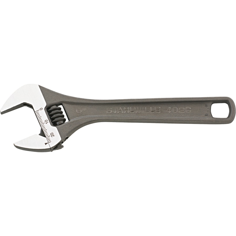 Stahlwille Adjustable Single Open Ended Spanner Wrench, Size 6mm, Maximum Width 24mm, Length 161mm – ST 40260106