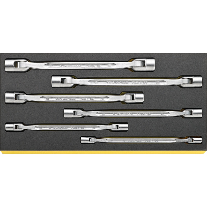 Stahlwille Set of 6 Double Ended Flex Head Spanner Wrench – ST 96838764