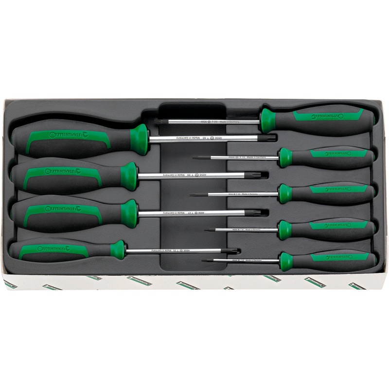 Stahlwille Set of 9 3C Drall Tamper Resistant Torx Screwdriver – ST 96469915