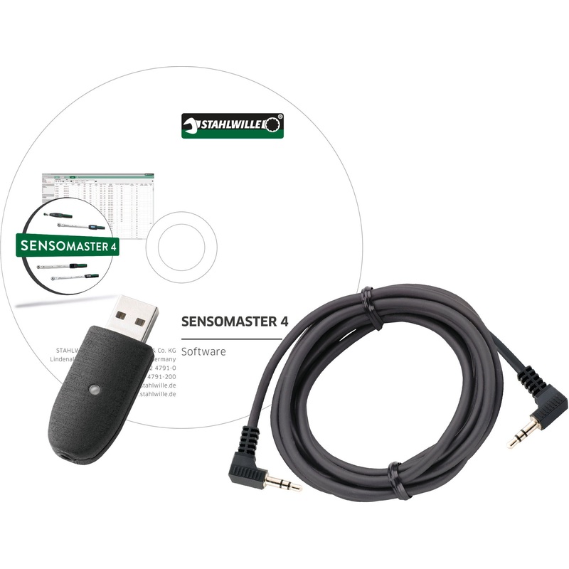 Stahlwille USB Adaptor, Jack Cable and SensoMaster 4 Software – ST 96583630