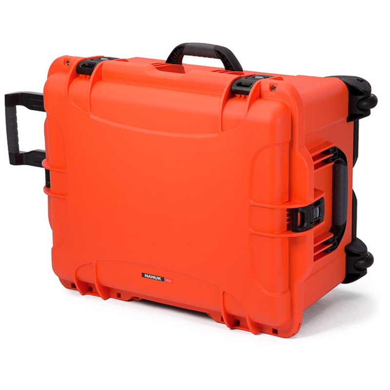 Nanuk Case 960|Black|Graphite|Olive|Orange|Yellow|Empty Case|Cubed Foam|Padded Divider|Lid Organizer + Padded Divider