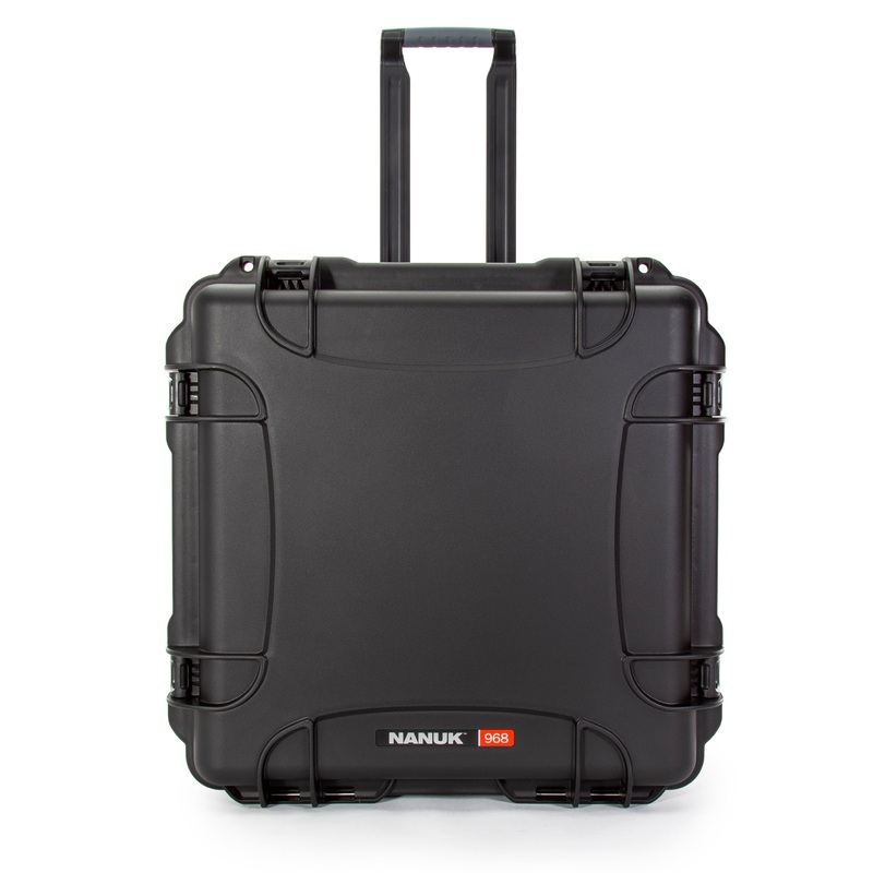 Nanuk Case 968|Black|Empty|Cubed Foam|Padded Divider