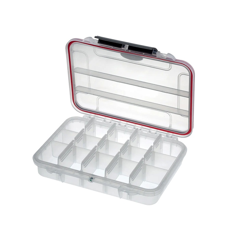 Panaro Waterproof Tackle Box with 3-15 Adjustable Compartments, 230 x 175 x 53mm – MAX002T